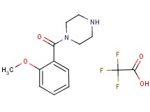 1-(2-methoxybenzoyl)piperazine trifluoroacetate