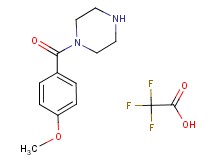 1-(4-methoxybenzoyl)piperazine trifluoroacetate