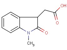 (1-methyl-2-oxo-2,3-dihydro-1H-indol-3-yl)acetic acid (1-methyl-2-oxo-2,3-dihydro-1H-indol-3-yl)acetic acid