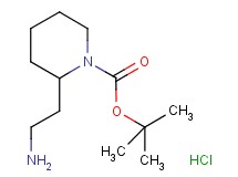 tert-butyl 2-(2-aminoethyl)-1-piperidinecarboxylate hydrochloride