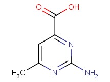 2-amino-6-methylpyrimidine-4-carboxylic acid 2-amino-6-methylpyrimidine-4-carboxylic acid