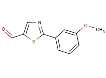 2-(3-methoxyphenyl)-1,3-thiazole-5-carbaldehyde 2-(3-methoxyphenyl)-1,3-thiazole-5-carbaldehyde