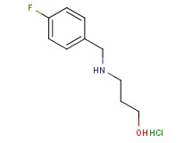 3-[(4-fluorobenzyl)amino]-1-propanol hydrochloride