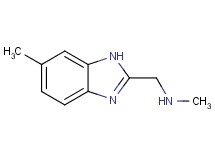 N-methyl-1-(6-methyl-1H-benzimidazol-2-yl)methanamine N-methyl-1-(6-methyl-1H-benzimidazol-2-yl)methanamine