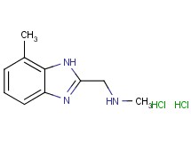 N-methyl-1-(7-methyl-1H-benzimidazol-2-yl)methanamine dihydrochloride N-methyl-1-(7-methyl-1H-benzimidazol-2-yl)methanamine dihydrochloride