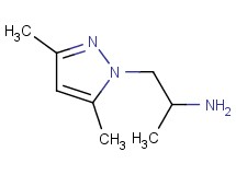 1-(3,5-dimethyl-1H-pyrazol-1-yl)propan-2-amine 1-(3,5-dimethyl-1H-pyrazol-1-yl)propan-2-amine
