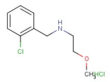 N-(2-chlorobenzyl)-2-methoxyethanamine hydrochloride N-(2-chlorobenzyl)-2-methoxyethanamine hydrochloride