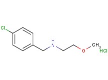 N-(4-chlorobenzyl)-2-methoxyethanamine hydrochloride N-(4-chlorobenzyl)-2-methoxyethanamine hydrochloride