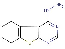 4-hydrazino-5,6,7,8-tetrahydro[1]benzothieno[2,3-d]pyrimidine