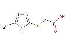 [(5-methyl-4H-1,2,4-triazol-3-yl)thio]acetic acid