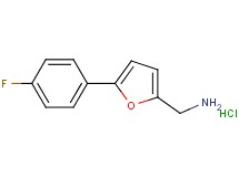 {[5-(4-fluorophenyl)-2-furyl]methyl}amine hydrochloride
