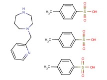 1-(2-pyridinylmethyl)-1,4-diazepane tris(4-methylbenzenesulfonate) 1-(2-pyridinylmethyl)-1,4-diazepane tris(4-methylbenzenesulfonate)