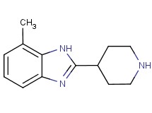 7-methyl-2-piperidin-4-yl-1H-benzimidazole 7-methyl-2-piperidin-4-yl-1H-benzimidazole