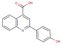 2-(4-hydroxyphenyl)quinoline-4-carboxylic acid 2-(4-hydroxyphenyl)quinoline-4-carboxylic acid