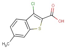 3-chloro-6-methyl-1-benzothiophene-2-carboxylic acid 3-chloro-6-methyl-1-benzothiophene-2-carboxylic acid