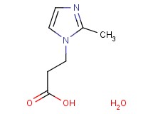 3-(2-methyl-1H-imidazol-1-yl)propanoic acid hydrate 3-(2-methyl-1H-imidazol-1-yl)propanoic acid hydrate