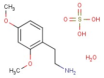 [2-(2,4-dimethoxyphenyl)ethyl]amine sulfate hydrate
