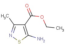 ethyl 5-amino-3-methylisothiazole-4-carboxylate ethyl 5-amino-3-methylisothiazole-4-carboxylate