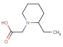 (2-ethyl-1-piperidinyl)acetic acid (2-ethyl-1-piperidinyl)acetic acid
