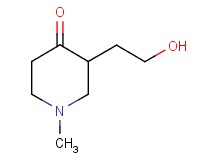 3-(2-hydroxyethyl)-1-methylpiperidin-4-one 3-(2-hydroxyethyl)-1-methylpiperidin-4-one