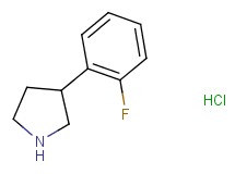 3-(2-fluorophenyl)pyrrolidine hydrochloride