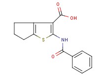 2-(benzoylamino)-5,6-dihydro-4H-cyclopenta[b]thiophene-3-carboxylic acid