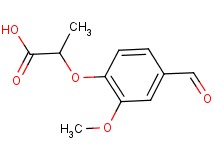 2-(4-formyl-2-methoxyphenoxy)propanoic acid 2-(4-formyl-2-methoxyphenoxy)propanoic acid