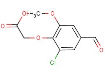 (2-chloro-4-formyl-6-methoxyphenoxy)acetic acid (2-chloro-4-formyl-6-methoxyphenoxy)acetic acid