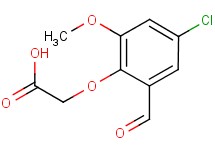 (4-chloro-2-formyl-6-methoxyphenoxy)acetic acid (4-chloro-2-formyl-6-methoxyphenoxy)acetic acid