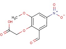 (2-formyl-6-methoxy-4-nitrophenoxy)acetic acid (2-formyl-6-methoxy-4-nitrophenoxy)acetic acid