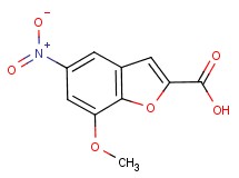 7-methoxy-5-nitro-1-benzofuran-2-carboxylic acid 7-methoxy-5-nitro-1-benzofuran-2-carboxylic acid