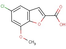 5-chloro-7-methoxy-1-benzofuran-2-carboxylic acid 5-chloro-7-methoxy-1-benzofuran-2-carboxylic acid