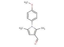 1-(4-methoxyphenyl)-2,5-dimethyl-1H-pyrrole-3-carbaldehyde 1-(4-methoxyphenyl)-2,5-dimethyl-1H-pyrrole-3-carbaldehyde