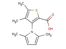 3-(2,5-dimethyl-1H-pyrrol-1-yl)-4,5-dimethylthiophene-2-carboxylic acid 3-(2,5-dimethyl-1H-pyrrol-1-yl)-4,5-dimethylthiophene-2-carboxylic acid