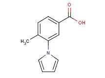 4-methyl-3-(1H-pyrrol-1-yl)benzoic acid 4-methyl-3-(1H-pyrrol-1-yl)benzoic acid