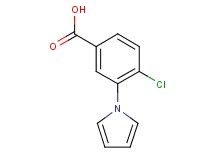 4-chloro-3-(1H-pyrrol-1-yl)benzoic acid 4-chloro-3-(1H-pyrrol-1-yl)benzoic acid