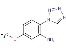 5-methoxy-2-(1H-tetrazol-1-yl)aniline 5-methoxy-2-(1H-tetrazol-1-yl)aniline