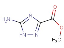 methyl 5-amino-1H-1,2,4-triazole-3-carboxylate methyl 5-amino-1H-1,2,4-triazole-3-carboxylate