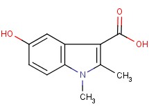 5-hydroxy-1,2-dimethyl-1H-indole-3-carboxylic acid 5-hydroxy-1,2-dimethyl-1H-indole-3-carboxylic acid