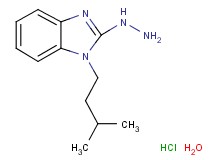 2-hydrazino-1-(3-methylbutyl)-1H-benzimidazole hydrochloride hydrate 2-hydrazino-1-(3-methylbutyl)-1H-benzimidazole hydrochloride hydrate