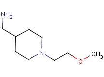 1-[1-(2-methoxyethyl)piperidin-4-yl]methanamine