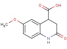 6-methoxy-2-oxo-1,2,3,4-tetrahydroquinoline-4-carboxylic acid 6-methoxy-2-oxo-1,2,3,4-tetrahydroquinoline-4-carboxylic acid