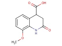 8-methoxy-2-oxo-1,2,3,4-tetrahydroquinoline-4-carboxylic acid 8-methoxy-2-oxo-1,2,3,4-tetrahydroquinoline-4-carboxylic acid