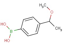 [4-(1-methoxyethyl)phenyl]boronic acid
