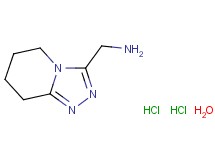 (5,6,7,8-tetrahydro[1,2,4]triazolo[4,3-a]pyridin-3-ylmethyl)amine dihydrochloride hydrate