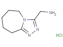 (6,7,8,9-tetrahydro-5H-[1,2,4]triazolo[4,3-a]azepin-3-ylmethyl)amine hydrochloride