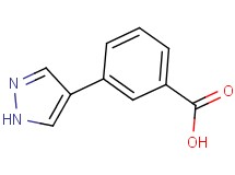 3-(1H-pyrazol-4-yl)benzoic acid 3-(1H-pyrazol-4-yl)benzoic acid
