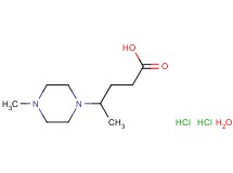 4-(4-methyl-1-piperazinyl)pentanoic acid dihydrochloride hydrate 4-(4-methyl-1-piperazinyl)pentanoic acid dihydrochloride hydrate