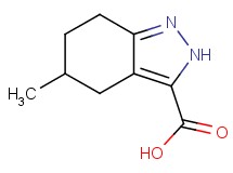 5-methyl-4,5,6,7-tetrahydro-2H-indazole-3-carboxylic acid 5-methyl-4,5,6,7-tetrahydro-2H-indazole-3-carboxylic acid