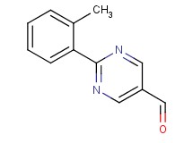 2-(2-methylphenyl)pyrimidine-5-carbaldehyde 2-(2-methylphenyl)pyrimidine-5-carbaldehyde